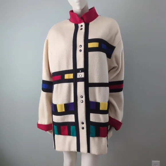 Vintage | Jackets & Coats | Vintage 8s Steve Evans Mondrian